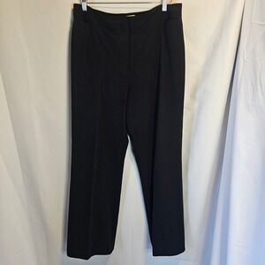 Chicos Black Pants‎ Size 2.5 Regular Straight Leg Career Work Stretch 14 Large